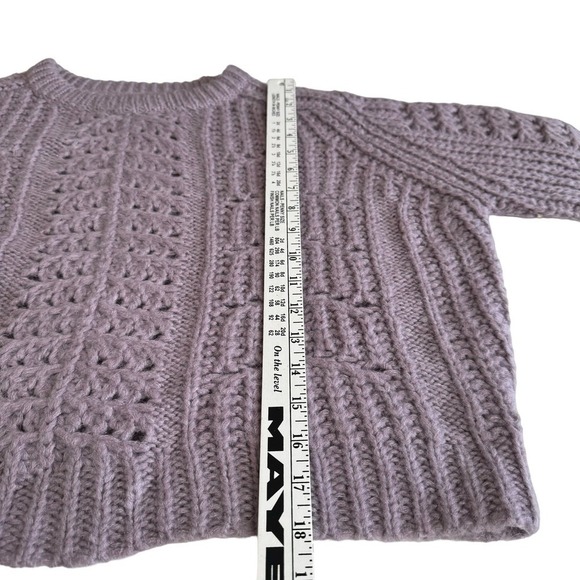 ASTR The Label Sweater Knit Crewneck Wool Blend Size M - Picture 7 of 9
